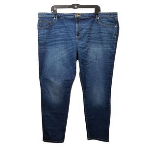 Ava & Viv Jeggings Women’s 24W Blue Stretch Denim Ankle Jeans 46x28